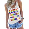 Lgbt Pride Month Lgbt History Month Slogan Shirt Lgbt Community Pride Love Strength Women Flowy Tank