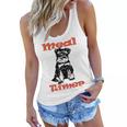 Miniature Schnauzer At Home Meal Timer Multi Tasking Dog Women Flowy Tank