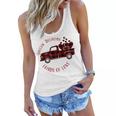 Special Delivery Valentines Car Red Plaid Women Flowy Tank