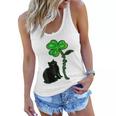 St Patricks Day Black Cat My Lucky Charm Women Flowy Tank