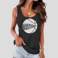 Boston Retro City Massachusetts State Basketball Women Flowy Tank