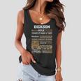 Dickson Name Gift Dickson Born To Rule Women Flowy Tank