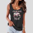 Floral Bear Matching Family Outfits Funny Grandma Bear Women Flowy Tank