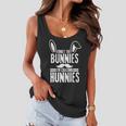 Forget The Bunnies Im Chasing Hunnies Funny Women Flowy Tank