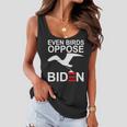 Funny Even Birds Oppose Biden Women Flowy Tank