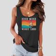 Hike More Worry Less American Staffordshire Terrier Hiking Women Flowy Tank