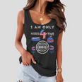 I Am Only Here 4 The Bbq Funny 4Th Of July Dad Mom Boy Girls Women Flowy Tank