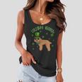 Irish Girl Leprechaun Poodle Dog St Patricks Day Kids Women Flowy Tank