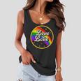 Love Is Love Rainbow Lgbt Gay Lesbian Pride Women Flowy Tank