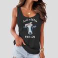 Moody Cow Lovers Farm Clothes Cowgirl Women Flowy Tank