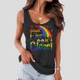 No One Should Live In A Closet Lgbt-Q Gay Pride Proud Ally Women Flowy Tank