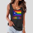 Puerto Rico Boricua Gay Pride Lgbt Rainbow Wepa Women Flowy Tank