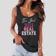 Womens This Girl Sells Real Estate Realtor Real Estate Agent Broker Women Flowy Tank