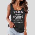 Yama Grandma Gift Yama Is My Name Spoiling Is My Game Women Flowy Tank