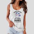 Barbercorn Funny Unicorn Dabbing Gift Like A Normal Barber But More Awesome Women Flowy Tank