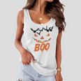 Boo Scary Pumpkin Face Women Flowy Tank