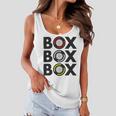 Box Box Box F1 Tyre Compound Design V2 Women Flowy Tank