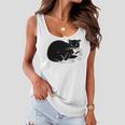 Cat Cut Cat Cat Lovers Black Cat Funny Cat Birthday Cat Gift Cat Danger Kitty V3 Women Flowy Tank