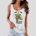 Cute Frog Just A Girl Who Loves Frogs Funny Frog Lover Gift For Girl Frog Lover Women Flowy Tank