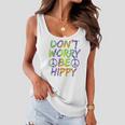 Donut Worry Be Happy Women Flowy Tank