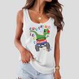 Easter Dinosaur Happy Eastrawr Easter Saurus Rex Women Flowy Tank