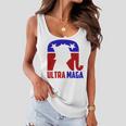 Funny Ultra Maga Gift For Americans Trump Biden Lover Women Flowy Tank