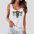 Gtfo Uterus Black Print Perfect Gift Women Flowy Tank