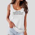 Healthy Democracies Do Not Ban Books V2 Women Flowy Tank