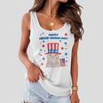 Memorial Day Cat Meowmorial Day Women Flowy Tank