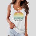 Penny Farthing Cycologist Funny Vintage Biking Cyclogist Cyclist Cycling Road Bike Mtb Women Flowy Tank