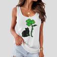 St Patricks Day Black Cat My Lucky Charm Women Flowy Tank