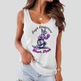 Tough Kangaroos Wear Pink In Support Of Breast Cancer Awareness Women Flowy Tank