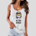 Ultra Mega Messy Bun 2022 Trump Republicans Conservatives Women Flowy Tank