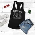 Chennai India City Skyline Map Travel Women Flowy Tank