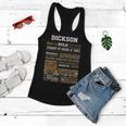 Dickson Name Gift Dickson Born To Rule Women Flowy Tank