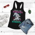 Forget The Bunnies Im Chasing Hunnies Funny Women Flowy Tank