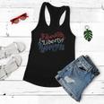 Freedom Liberty Happiness Red White And Blue Women Flowy Tank