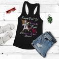 Friends Dont Let Friends Fight Chronic Pain Alone Unicorn Purple Ribbon Chronic Pain Support Chronic Pain Awareness Women Flowy Tank