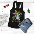 Funny Dabbing Taco Cinco De May Mexican Food V4 Women Flowy Tank