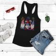 Funny Patriotic Usa American Gnomes 4Th Of July Women Flowy Tank