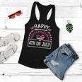 Happy 4Th Of July American Flag Rainbow Usa Funny Patriotic Women Flowy Tank