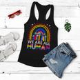 Human Lgbt Flag Gay Pride Month Transgender Rainbow Lesbian Women Flowy Tank