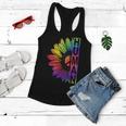 Human Sunflower Lgbt Tie Dye Flag Gay Pride Proud Lgbtq Women Flowy Tank
