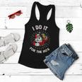I Do It For The Hos Santa Claus Beer Women Flowy Tank
