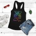 Just A Girl Who Loves Tigers Retro Vintage Rainbow Graphic Women Flowy Tank