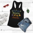 Keep Your Rosaries Off My Ovaries Pro Choice Feminist Floral Women Flowy Tank