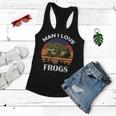 Man I Love Frogs Funny Retro Frog V2 Women Flowy Tank