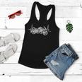 Motorcycle Heartbeat Dreaming Racing 496 Shirt Women Flowy Tank