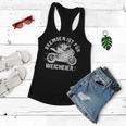 Motorcycle Racing Machines Motif With 486 Shirt Women Flowy Tank