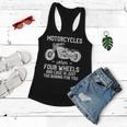 Motorcycles When Four Wheels Cage Is 461 Shirt Women Flowy Tank